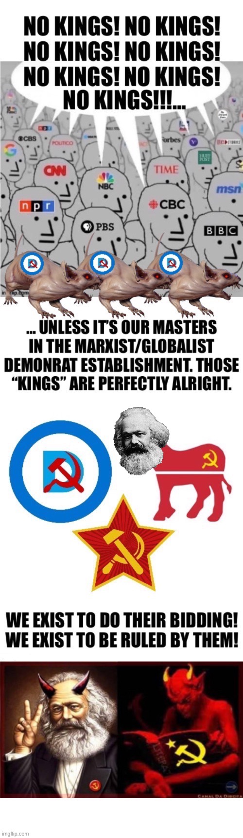 It’s what they want for the rest of us, too… | image tagged in political meme,demonrats,propaganda,karl marx,their rulers | made w/ Imgflip meme maker