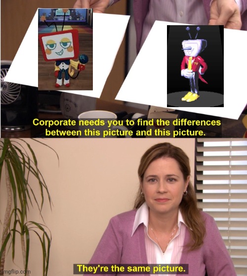 As you can see, I'm a Deltarune fan (IT'S TV TIME!!!!!!!!) | image tagged in memes,they're the same picture,dandy's world,roblox,roblox meme,funny | made w/ Imgflip meme maker