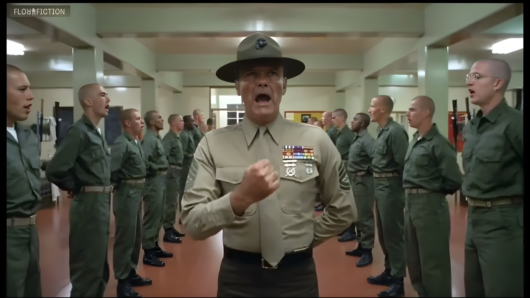Red Foreman as gunnery Sergeant Hartman Blank Meme Template