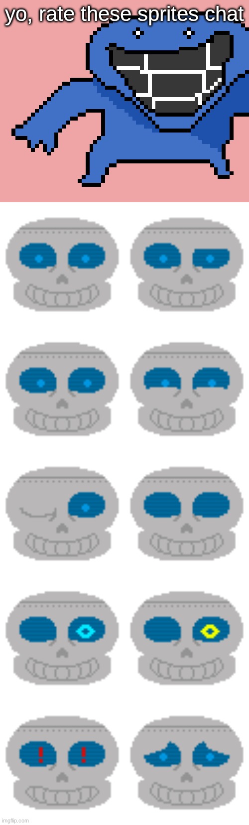 made for a new AU I'm making call Undertale SteelHeart! | yo, rate these sprites chat | image tagged in pixel dud | made w/ Imgflip meme maker