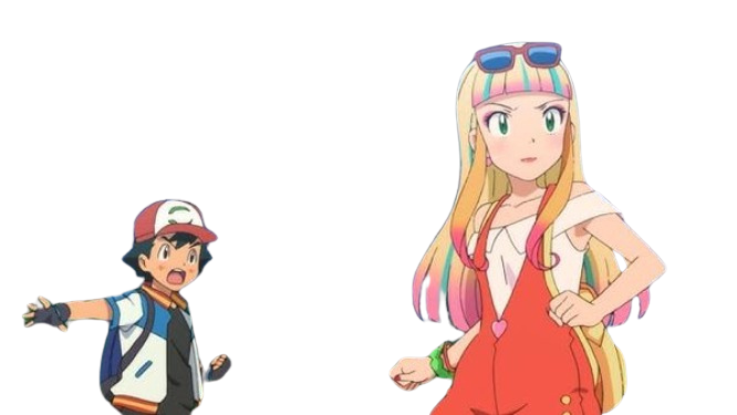 ash and his girl Blank Meme Template