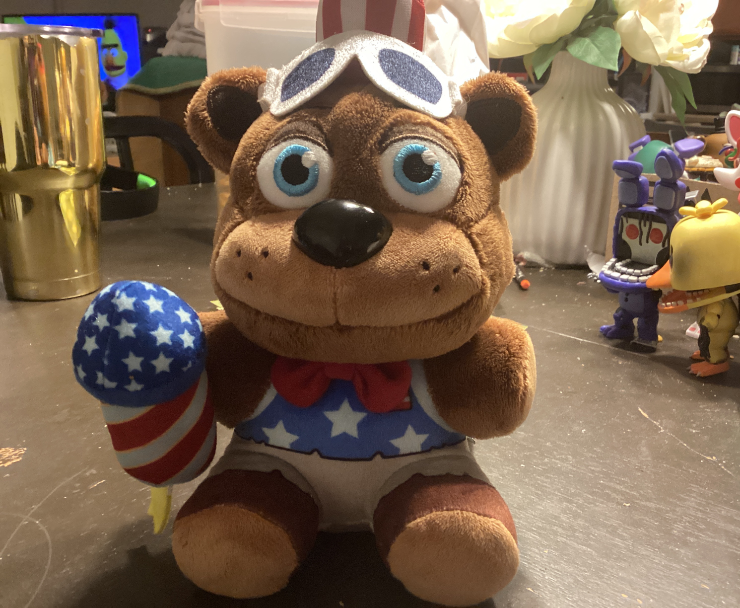 Firework freddy Blank Meme Template