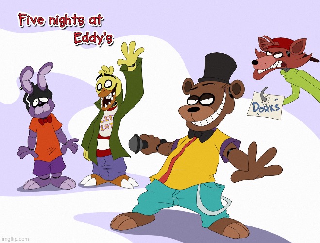 Five Nights at Ed Edd N Eddy’s | image tagged in five nights at freddys,ed edd n eddy,funny,cartoon,game | made w/ Imgflip meme maker