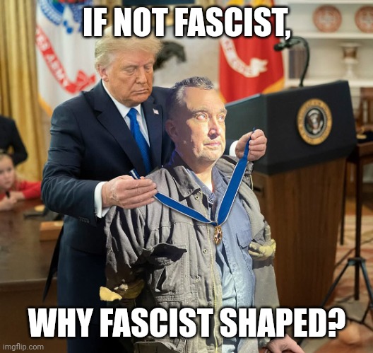 Trump encites violence | IF NOT FASCIST, WHY FASCIST SHAPED? | image tagged in donald trump's america,minnesota,maga,assassination,murderer | made w/ Imgflip meme maker