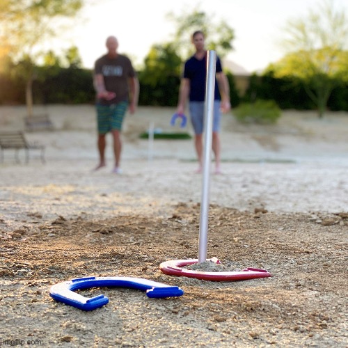 Horseshoes | image tagged in horse,shoes,game | made w/ Imgflip meme maker
