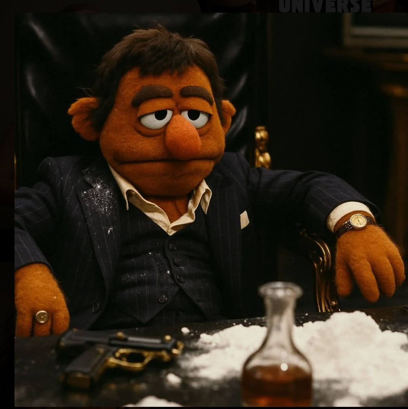 AL PACINO PUPPET EV Blank Meme Template