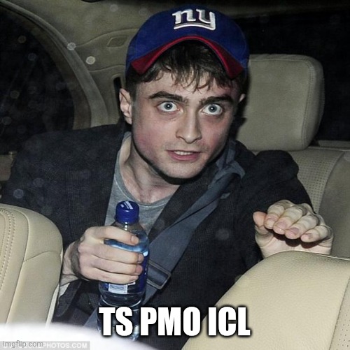 harry potter crazy | TS PMO ICL | image tagged in harry potter crazy | made w/ Imgflip meme maker