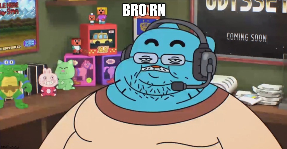 discord moderator | BRO RN | image tagged in discord moderator | made w/ Imgflip meme maker