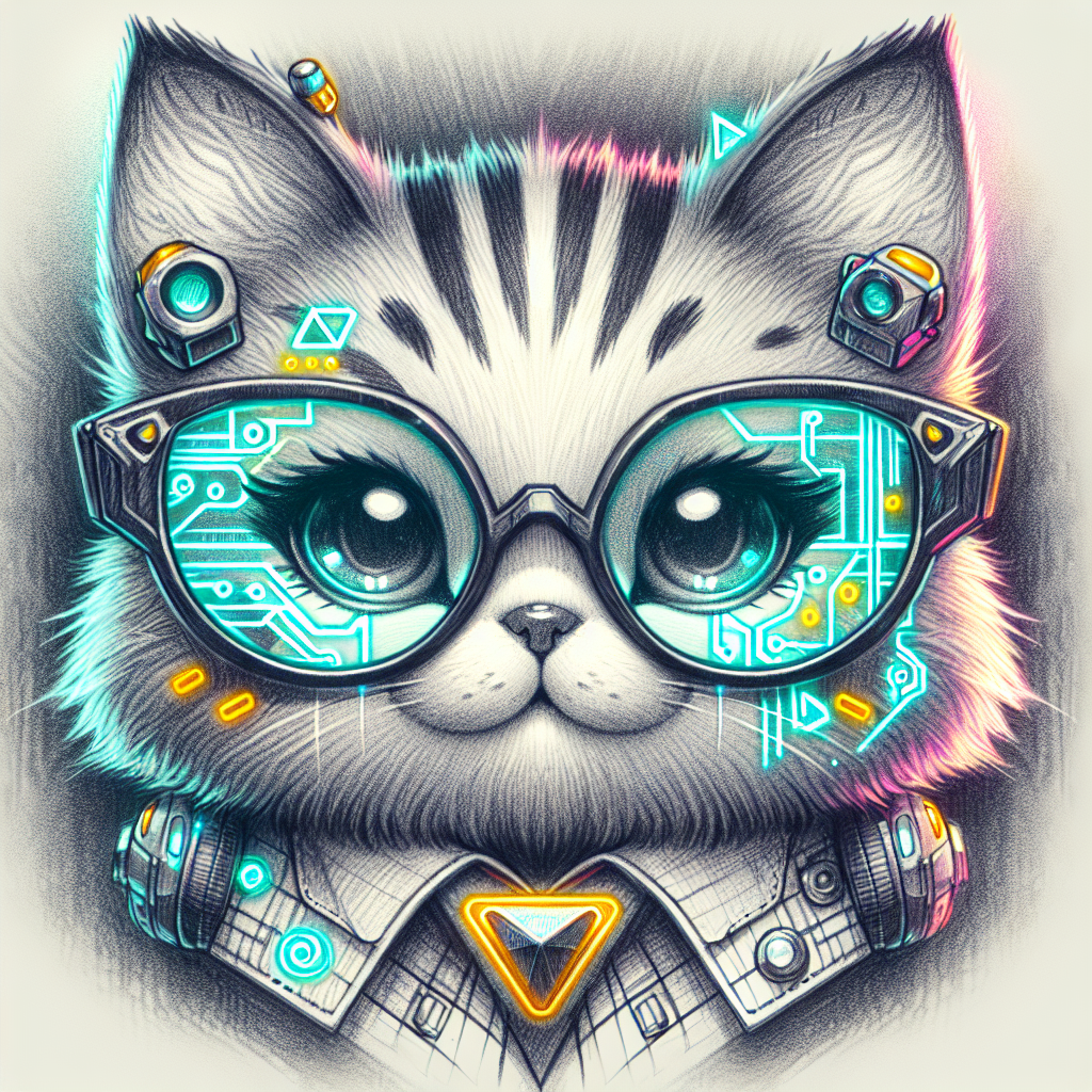 Cyberpunk hello kitty Blank Meme Template
