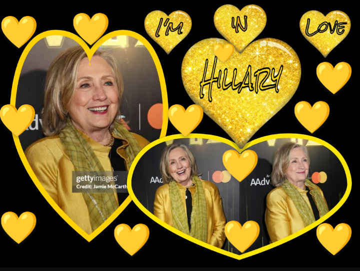Hillary Heart Throb Blank Meme Template