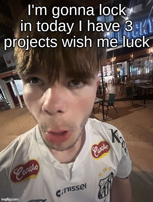 Why The Long Face 2.0 | I'm gonna lock in today I have 3 projects wish me luck | image tagged in why the long face 2 0 | made w/ Imgflip meme maker