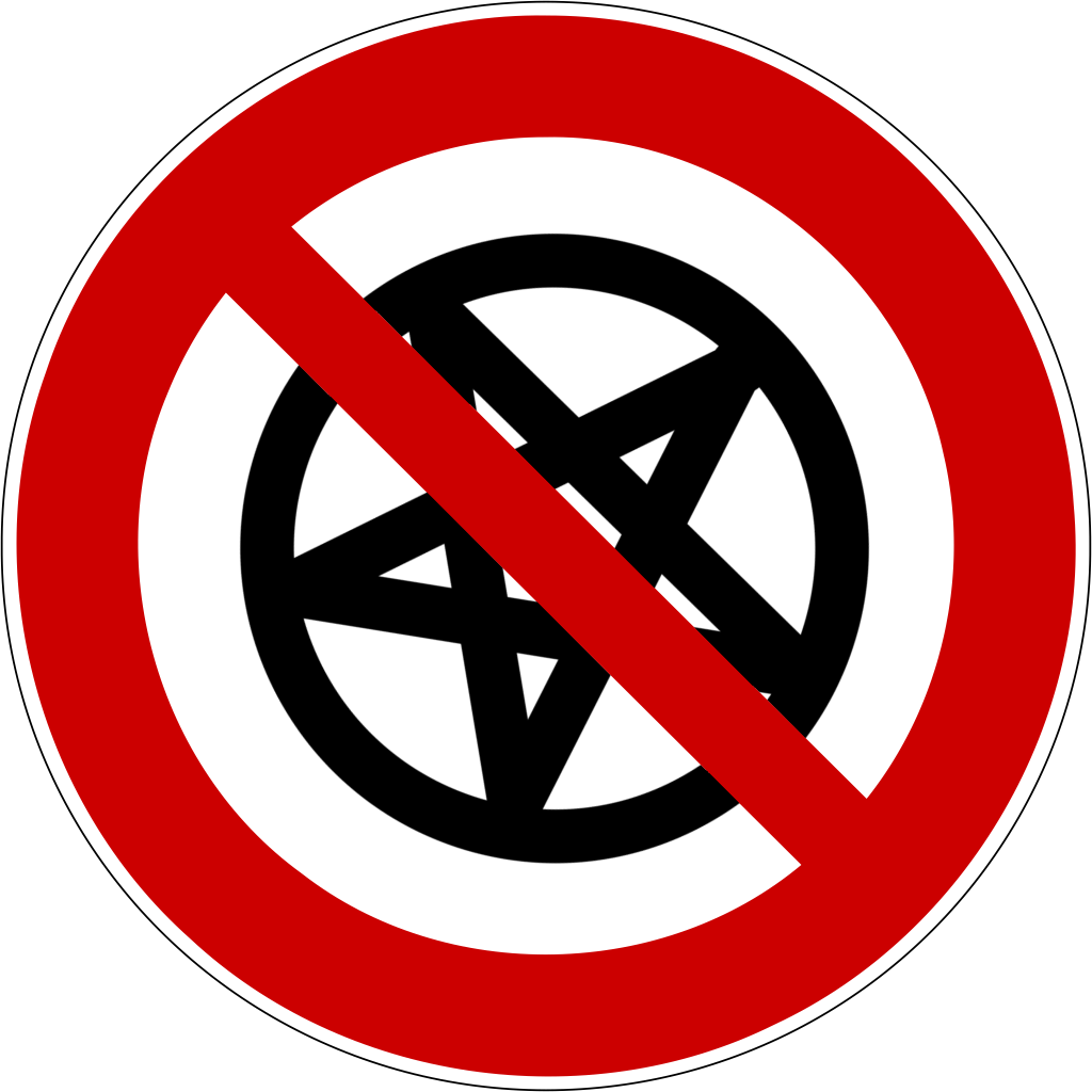 anti satanic Blank Meme Template