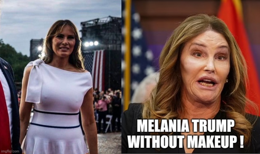 Melania Jenner | image tagged in tramp,melanoma | made w/ Imgflip meme maker