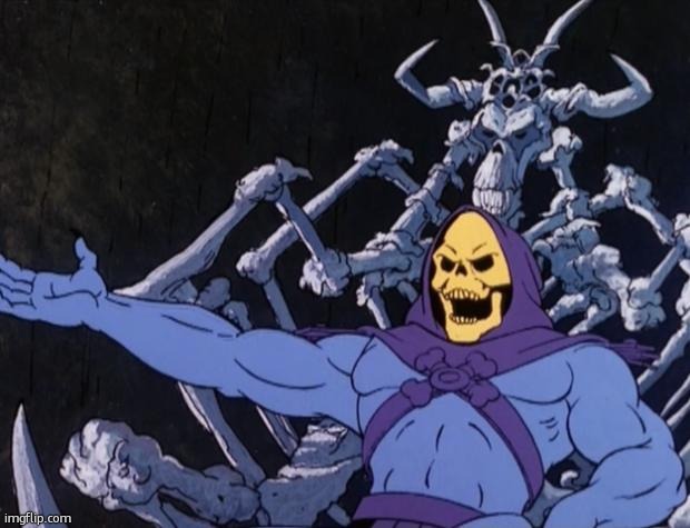 Skeletor offers astonished commentary | image tagged in skeletor offers astonished commentary | made w/ Imgflip meme maker
