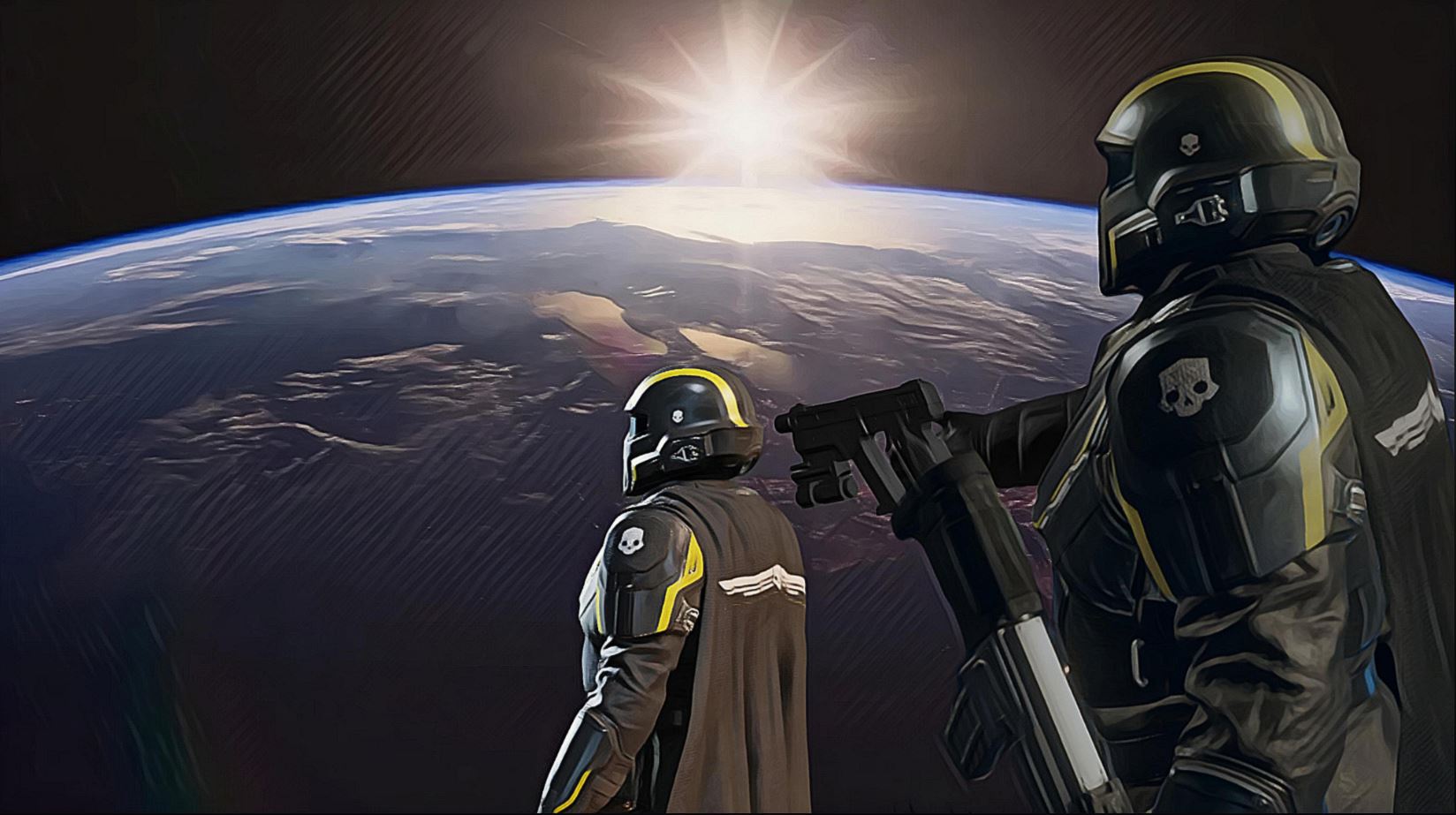 Always Has been Helldivers Blank Meme Template