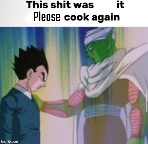 This shit was not it never cook again | Please | image tagged in this shit was not it never cook again | made w/ Imgflip meme maker