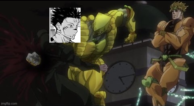 Kakyoin Getting Donutted | image tagged in kakyoin getting donutted | made w/ Imgflip meme maker