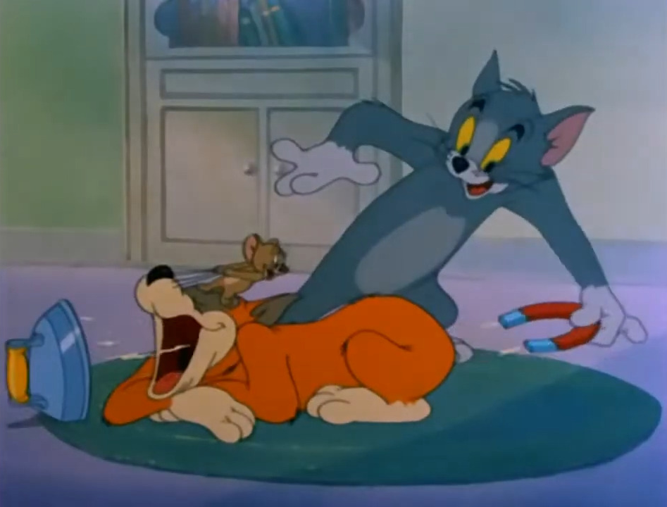 tom jerry magnet Blank Meme Template