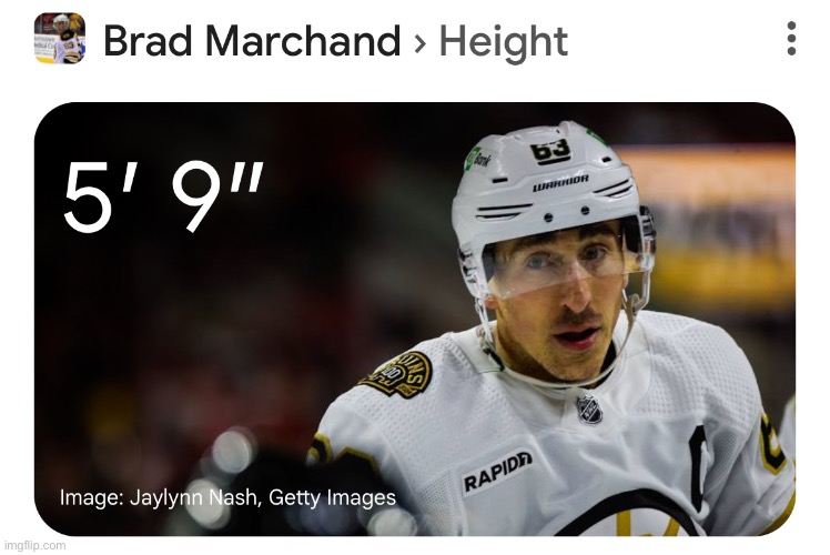 Repost if taller than Brad Marchand | made w/ Imgflip meme maker