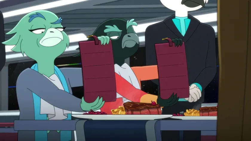 Star Trek Lower Decks Food Critics Blank Meme Template