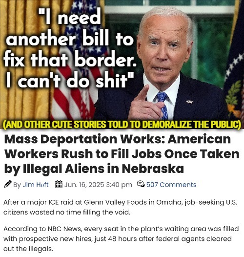 And at the end of December the Dems started selling off unused pieces of the border wall. Which Texas intercepted and bought | image tagged in joe biden,illegal immigrants,deportation,american politics | made w/ Imgflip meme maker