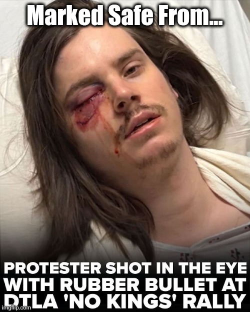 An Eye for an Eye? | Marked Safe From... | image tagged in memes,politics,democrats,republicans,marked safe from,los angeles | made w/ Imgflip meme maker