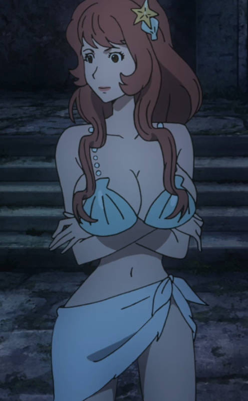 fujiko looking Blank Meme Template
