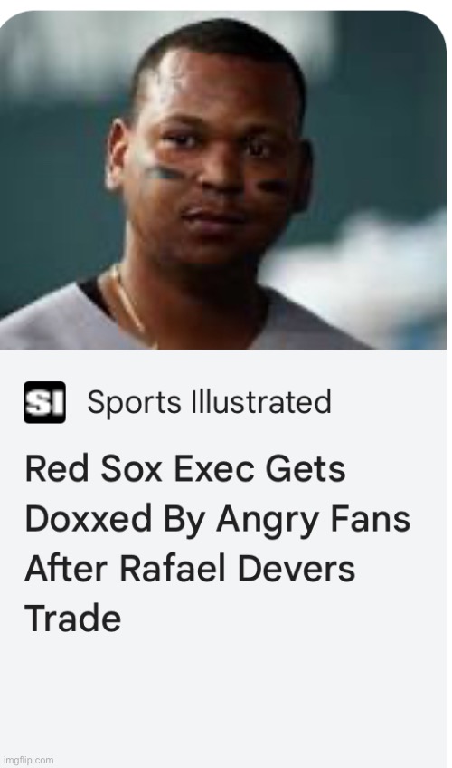 I get that the trade was horrible, but doxxing the executive? Really? | made w/ Imgflip meme maker