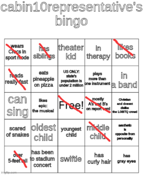 cabin10representative's bingo | image tagged in cabin10representative's bingo | made w/ Imgflip meme maker
