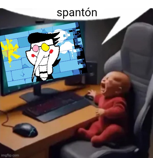 anogos | spantón | image tagged in anogos | made w/ Imgflip meme maker