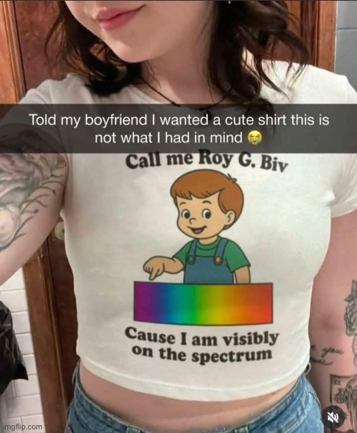 Cute tshirt | image tagged in cute,t-shirt,shirt,spectrum,autism | made w/ Imgflip meme maker