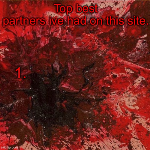 This is satire btw if you cant tell | Top best partners ive had on this site. 1. | image tagged in wrath wowiwowow | made w/ Imgflip meme maker