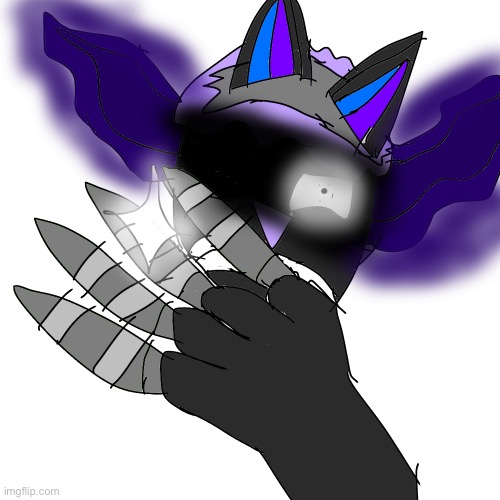 Da claws | image tagged in sans of topic is back | made w/ Imgflip meme maker