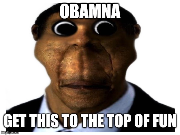 Pls | OBAMNA; GET THIS TO THE TOP OF FUN | image tagged in hello | made w/ Imgflip meme maker