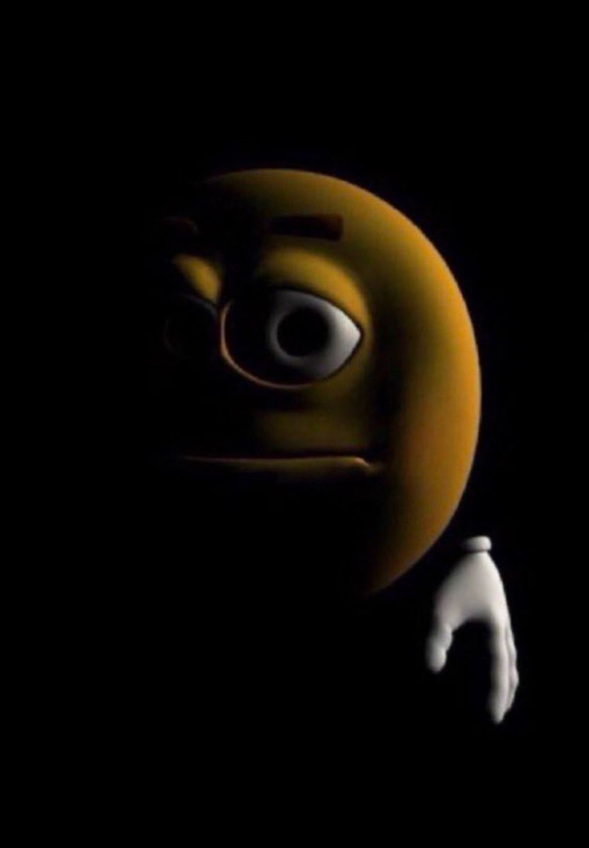 High Quality Emoji in darkness Blank Meme Template