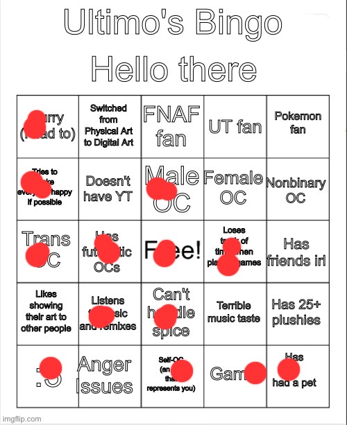 Bingo | image tagged in bingo | made w/ Imgflip meme maker