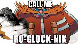 High Quality Eggman Gun Blank Meme Template