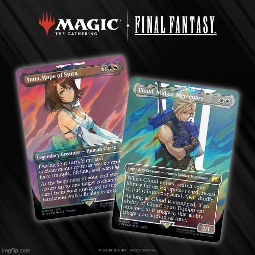 image tagged in magic the gathering,final fantasy | made w/ Imgflip meme maker