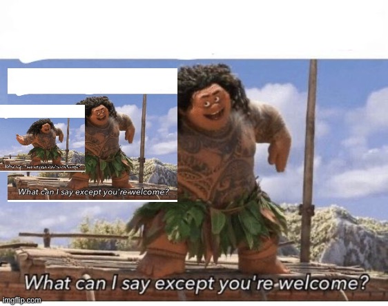 What can I say except you're welcome? | image tagged in what can i say except you're welcome | made w/ Imgflip meme maker