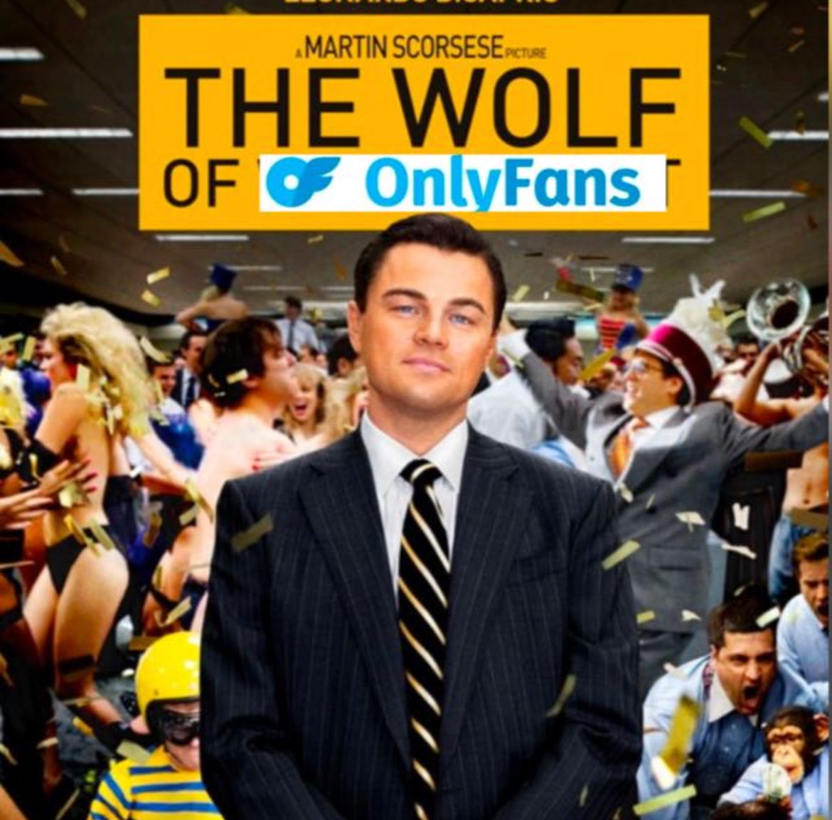 The Wolf Of Onlyfans Blank Meme Template