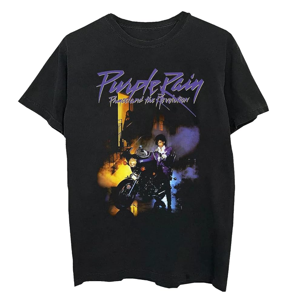 Amazon.com: Prince Men's Short-Sleeve Purple Rain Graphic Crewne Blank Meme Template