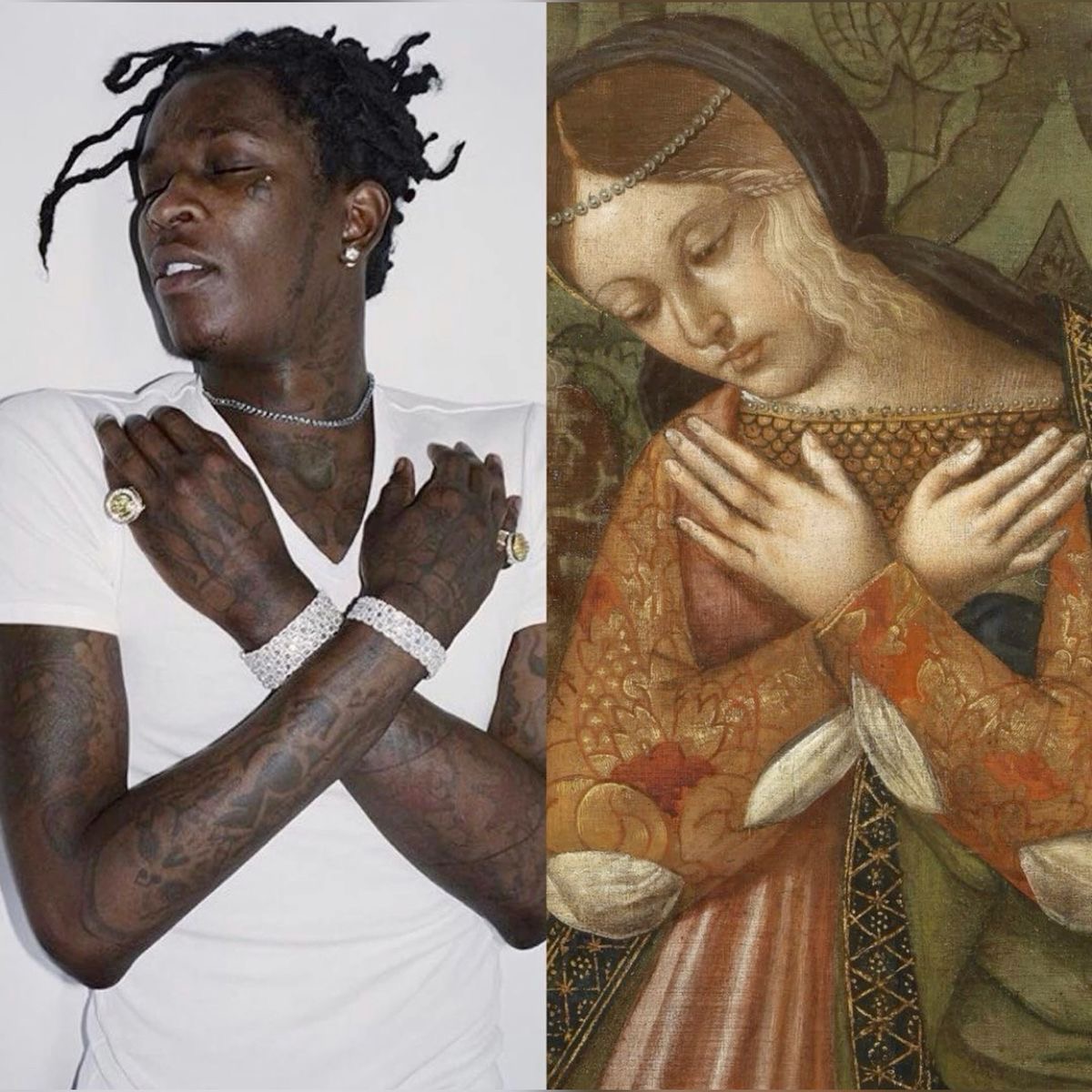 thug Blank Meme Template
