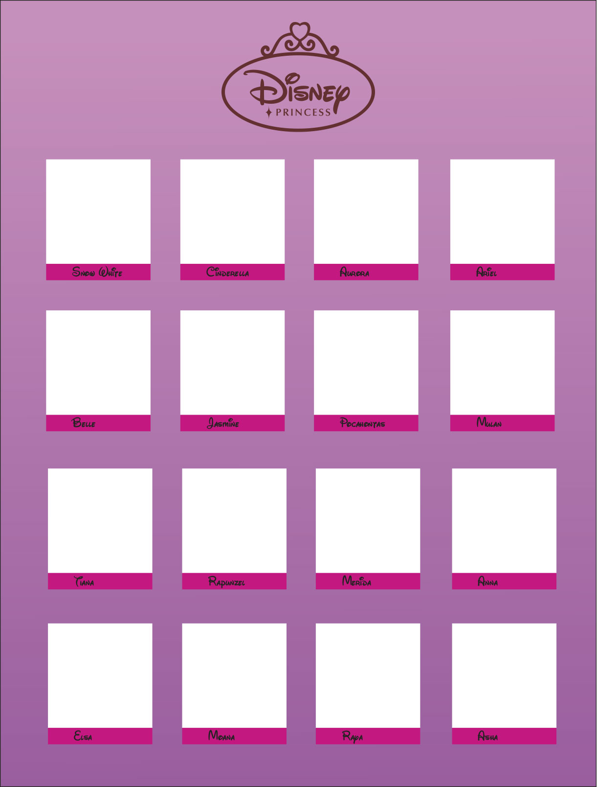 disney blank princess Blank Meme Template