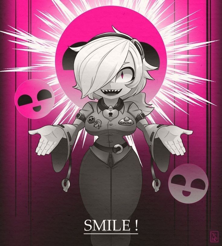 Colette Smile poster Blank Meme Template