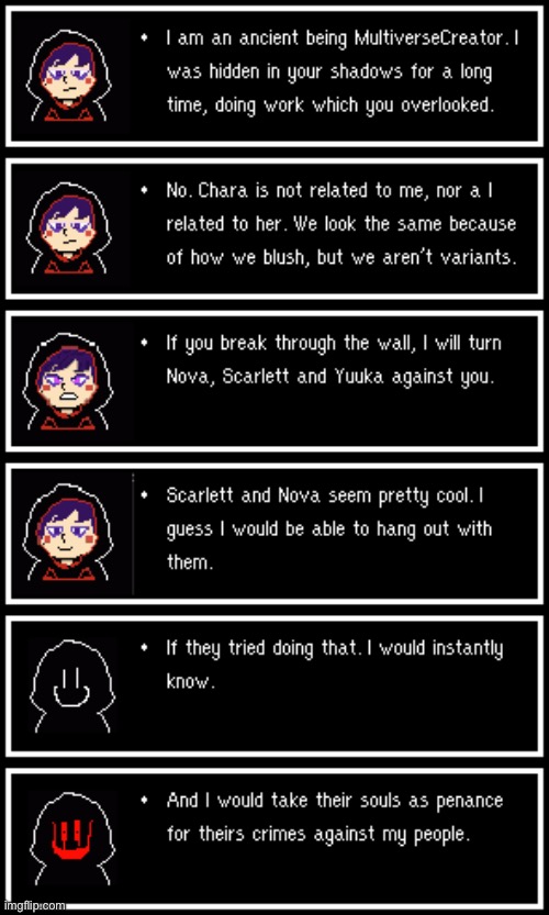MC’s questions (I had to do them separately) | made w/ Imgflip meme maker