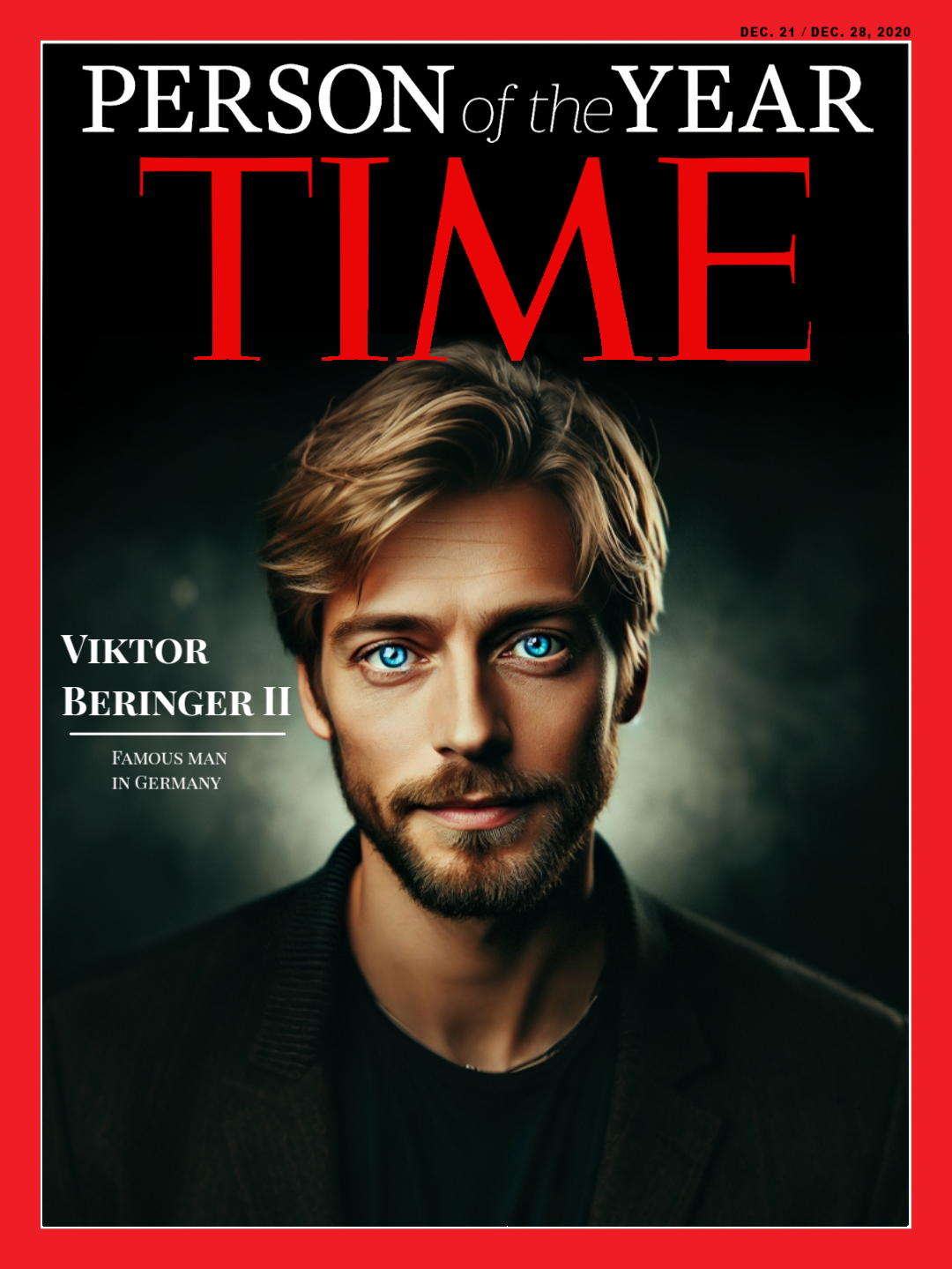 Viktor Beringer II in Time Magazine Blank Meme Template