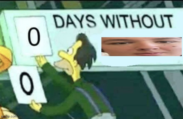 wiiiiiiiiiiiide | image tagged in 0 days without lenny simpsons | made w/ Imgflip meme maker