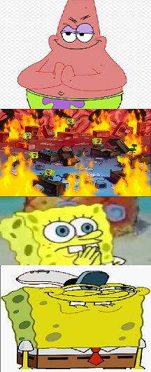 Spongebob plans Blank Meme Template