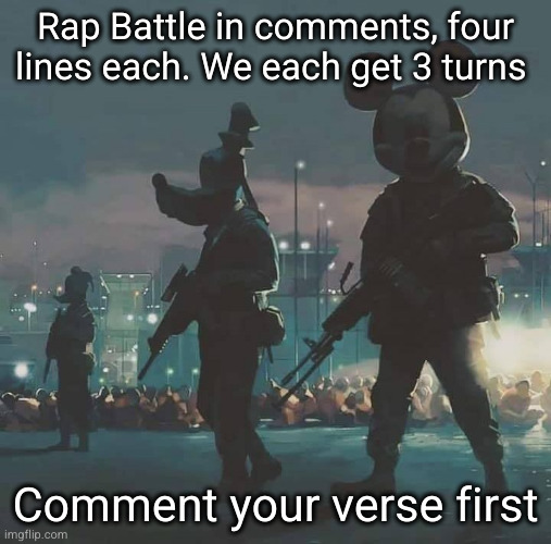 that's why they call me the real slim Shinobii | Rap Battle in comments, four lines each. We each get 3 turns; Comment your verse first | image tagged in mickey mouse operation,rap battle | made w/ Imgflip meme maker