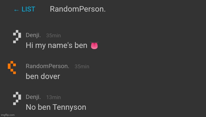 This random person seems as dumb as neko | made w/ Imgflip meme maker
